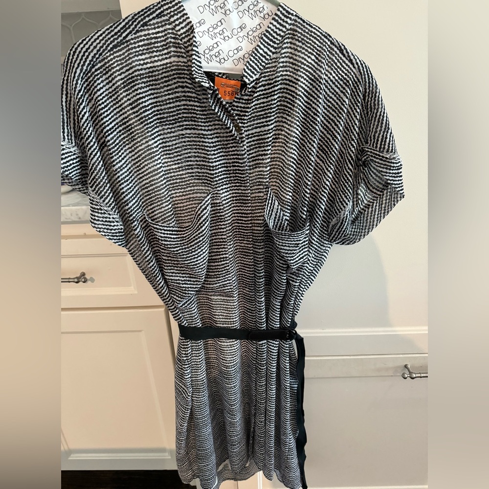 Patterson Kincaid blouse dress with belt and slip. Great condition.